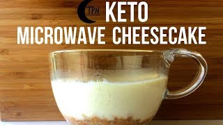 Keto Mug Cheesecake  LowCarb Microwave Cheesecake Recipe  Keto Recipes [upl. by Ielarol]