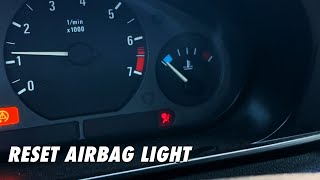 How to Reset Airbag Light BMW E36 E34 E38 E39 E46 E53 X5 Z3 Z4 [upl. by Eisele]