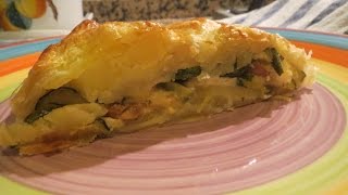 STRUDEL VEGETARIANO pastasfoglia ideeincucina [upl. by Wycoff661]