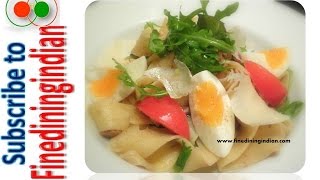 How to Make Pappardelle pasta with Tuna and Boiled egg [upl. by Timmie]