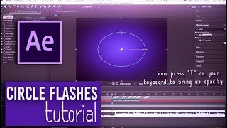 circle flashes  after effects tutorial [upl. by Landau902]