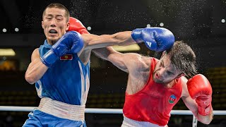 Munarbek Seiitbek Uulu KGZ vs Shamil Askerov AZE World Olympic Qualifiers 2024 QFs 57kg [upl. by Illib]