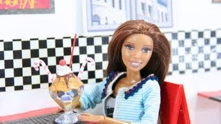 How to Make a Doll Ice Cream Sundae  Doll Crafts [upl. by Tteragram]