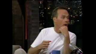 Late Show with David Letterman 1996  Michael Keaton and Ving Rhames with commercials [upl. by Winifield829]