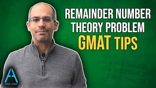 Remainder Number Theory Problem  GMAT Prep [upl. by Lladnar]