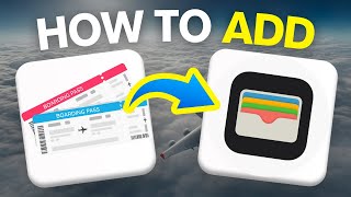 How To Add Boarding Pass To Apple Wallet 2024 [upl. by Atiek]