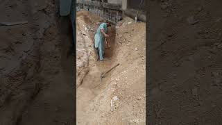 The Art of Excavation Manual Pipeline Digging viral shorts [upl. by Obara]