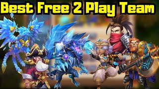 Building a Beast Free 2 Play Team  Castle Clash [upl. by Aicina354]