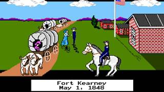 The Oregon Trail gameplay MECC1990 [upl. by Yancey]