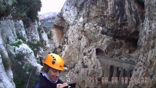 Camino del Rey  gefährlicher Wanderweg [upl. by Ahsiekim728]