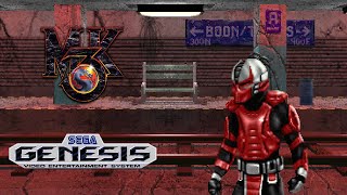 Mortal Kombat 3 Sega Genesis  Sektor Playthrough HD  RetroGameUp [upl. by Boylan]