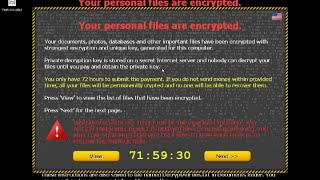 CTB2 Ransomware CTBLocker  Critroni  Removal [upl. by Anirda]