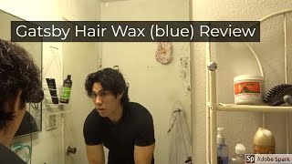 Gatsby Moving Rubber Hair Wax Review [upl. by Wiley741]