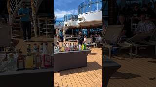 Poolside Bartending Demonstration Highlight 3  Majestic Princess  Princess Cruises [upl. by Close]