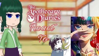 Apothecary diariesKusuriya no hitorigoto Reacts To Mao mao  8 minutes [upl. by Nelyahs]