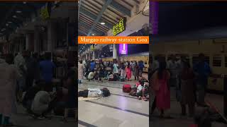 Margao railway station 🚉🚉 of Goa 🥳🥳 love plzsubscribemychannel 🙏🙏🙏 [upl. by Kirch]