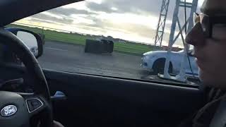 Focus rs vs bmw 335d stage 1 at Crail raceway [upl. by Gnim]