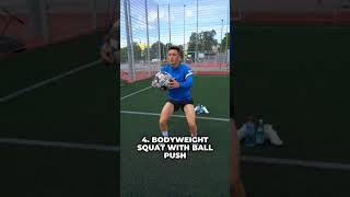 5 Explosive Leg Circuit Exercises for Footballers shorts [upl. by Delmore]