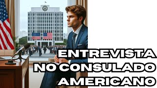 ENTREVISTA NO CONSULADO AMERICANO  VISTO L1B [upl. by Dahaf861]