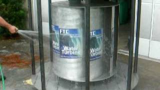 High Efficiency Water Turbine for generating electricity and making fresh water [upl. by Ahtnahc576]