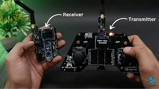 DIY Longrange Transmitter amp Receiver  DIY NRF Remote with Display  DIY Remote for Drone amp Robots [upl. by Iggie]