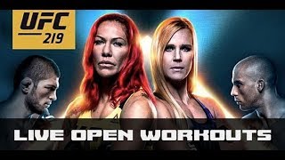 UFC 219 Holly Holm Cris Cyborg Workouts [upl. by Shull]