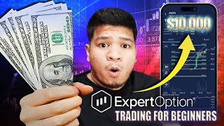 Trading para sa mga beginners kasama ang Expert Options expertoption eobroker [upl. by Adnilre910]