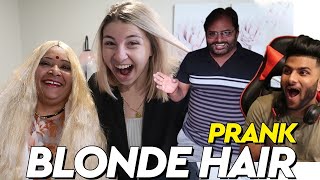 My Indian Mothers Blonde Hair Prank on Family Papa didnt like it [upl. by Nylorak]