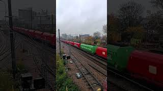 DB 66020 passing West Ealing Footbridge 191124 [upl. by Zizaludba]