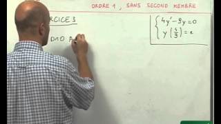 23 Equations différentielles  premier ordre sans second membre [upl. by Denby]