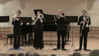 Octopus by MDieterich  Balys Dvarionas Music School Trombone Quartet [upl. by Jannelle119]