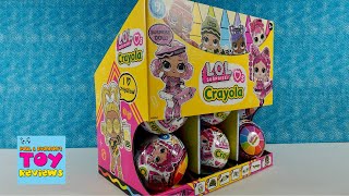 LOL Surprise Loves Crayola Doll Blind Box Opening Review [upl. by Fitzger]