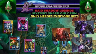 EP 80 Past 270 Days Raid Shadow Legends F2P Mystery Shard Only Run Halloween Fusion and Doom T [upl. by Dez702]