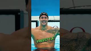 Caeleb Dressel sprints to victory in 50m freestyle shorts nbcsports TeamUSA swimming [upl. by Uase]