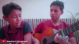 الطفل نعمان يبدع بصوته ويؤدي لايهاب أمير Ihab Amir  Twahachtek amp célibataire Cover guitare [upl. by Daffie]