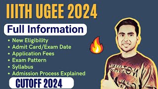 IIIT Hyderabad UGEE 2024 All About  Exam Pattern Eligibility Cutoff Exam Date Admission Process [upl. by Okoy269]