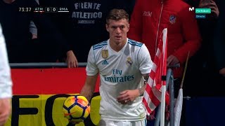 Toni Kroos vs Atlético de Madrid A 1718 1080i HD 18112017 [upl. by Adekan939]