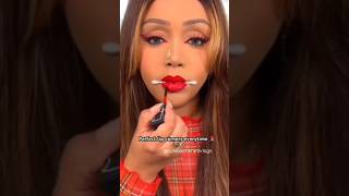 Viral lipstick hack💄😱 makeuptutorial youtubeshorts makeup lipstick hack viralvideo shortsfeed [upl. by Airbas140]