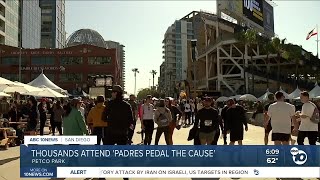 Padres Pedal the Cause returns to Petco raising funds for cancer research [upl. by Nylannej973]