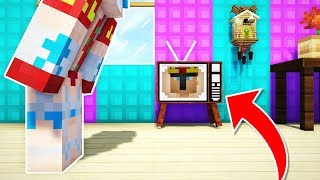 ME ESCONDO EN LA TELEVISION 😂 EL MEJOR ESCONDITE DE MINECRAFT [upl. by Karrie696]