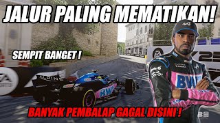 Sirkuit Jalan Raya F1 Paling Ekstrim  Salah Sedikit Auto Beda Alam😳  F1 23 Career 4 [upl. by Incrocci]