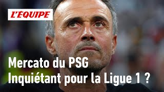 Ligue 1  Le mercato au ralenti du PSG estil inquiétant [upl. by Bradman]