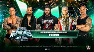 Fatal 5 Way Match For The WWE Undisputed Universal Championship At WrestleMania 40  WWE 2k24 [upl. by Giorgi180]