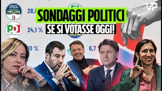 Sondaggi politici dati clamorosi chi vincerebbe se si votasse oggi dati clamorosi [upl. by Nomelihp803]