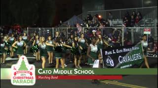 Cato Middle School  2014 Bakersfield Christmas Parade [upl. by Cormick168]