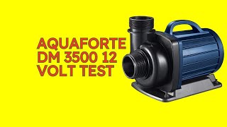 AquaForte DM 3500 12 Volt im Test KURZ amp KOMPAKT Zusammengefasst [upl. by Leirea]