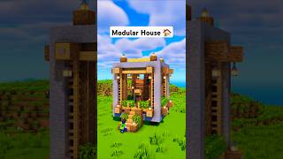 Minecraft Easy Modular House 🏠 minecraft [upl. by Ardnac]