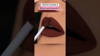 Cool lipstick shades 😍❤️💄 lipstick shorts [upl. by Barra]