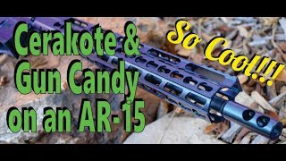 Cerakote Graphite BlackStingray Gun Candy on a 144 Tactical PS15 [upl. by Elorac]