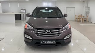 Hyundai DM SANTA FE 24L GDI Sunroof 4WD Brown 2015 SLS9869X [upl. by Eednar]